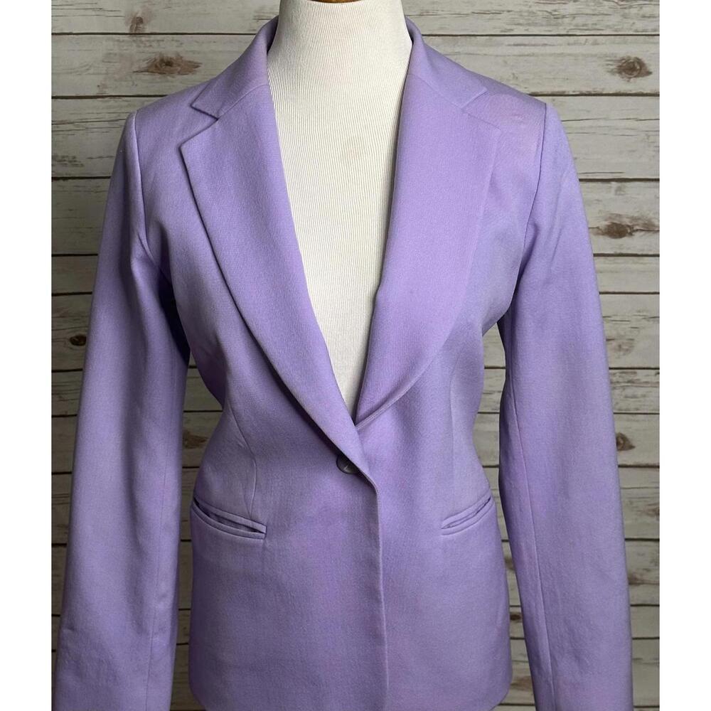 Pendleton Petite classic corpcore lt purple wool single-breasted blazer Size 10 - Picture 2 of 6